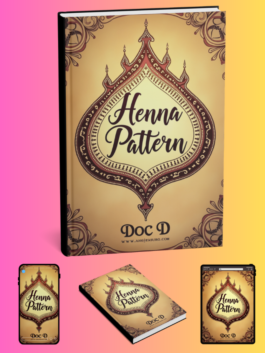 Henna Pattern Coloring Pages