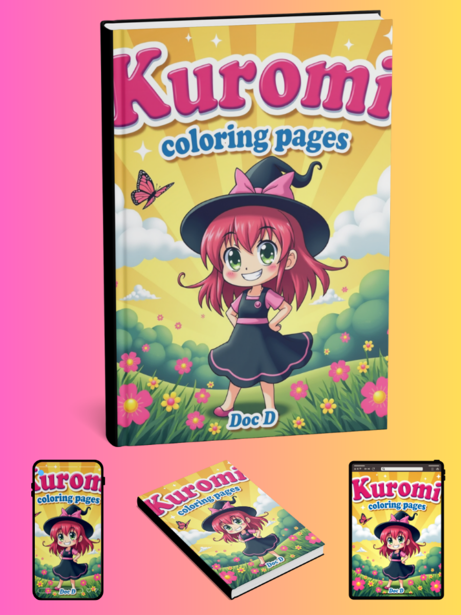 Kuromi Coloring Pages