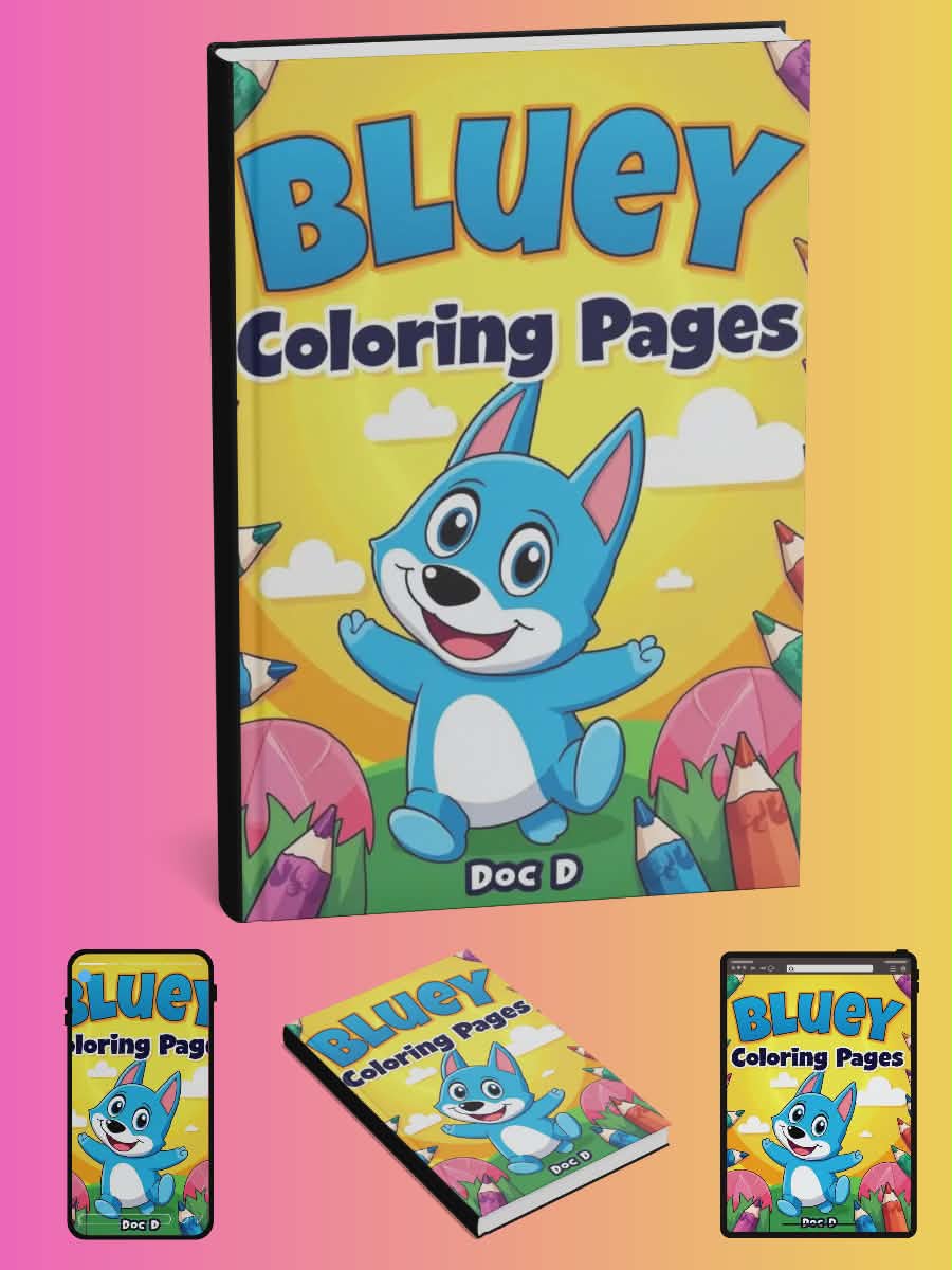 Bluey Coloring Pages