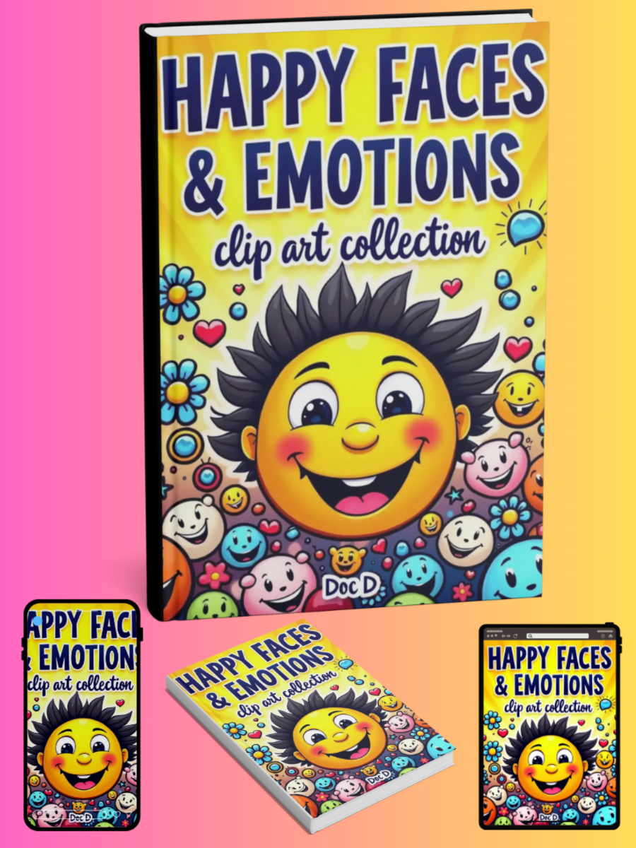 Happy Faces & Emotions Clip Art Collection
