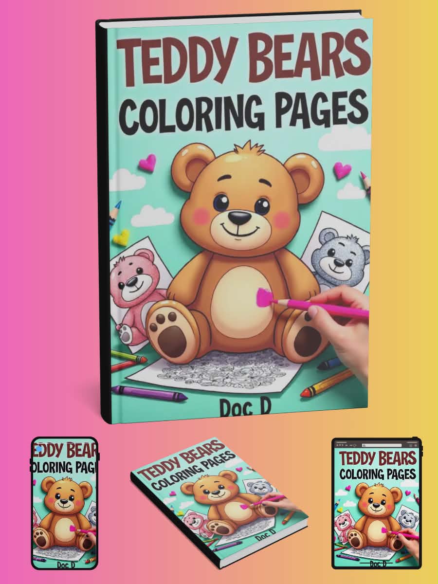Teddy Bears Coloring Pages