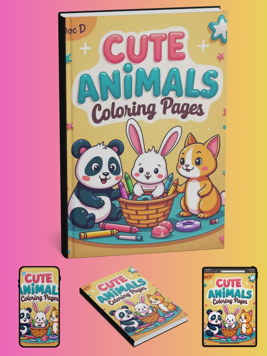 Cute Animals Coloring Pages