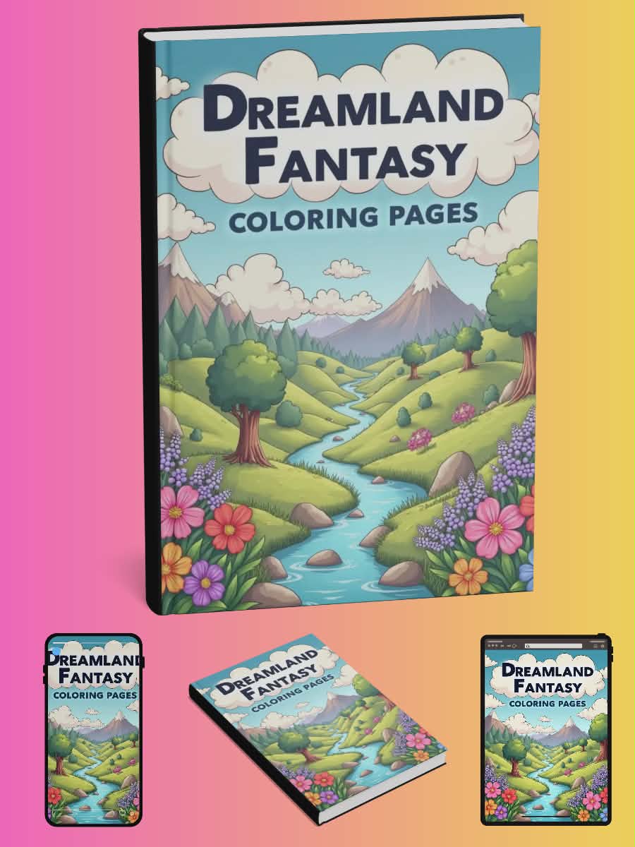 Dreamland Fantasy Coloring Pages