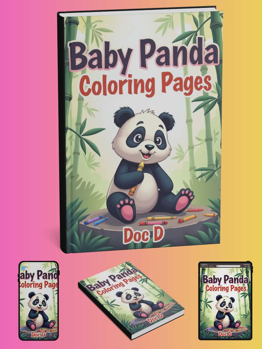 Baby Panda Coloring Pages