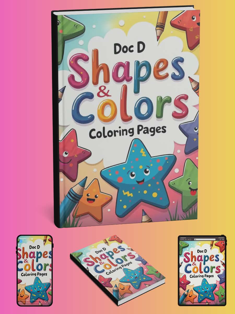 Shapes & Colors Coloring Pages