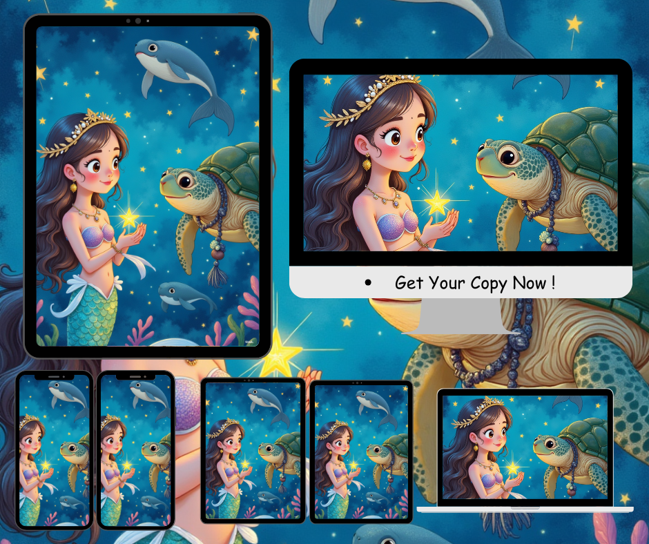 Magical Mermaid Digital Art 