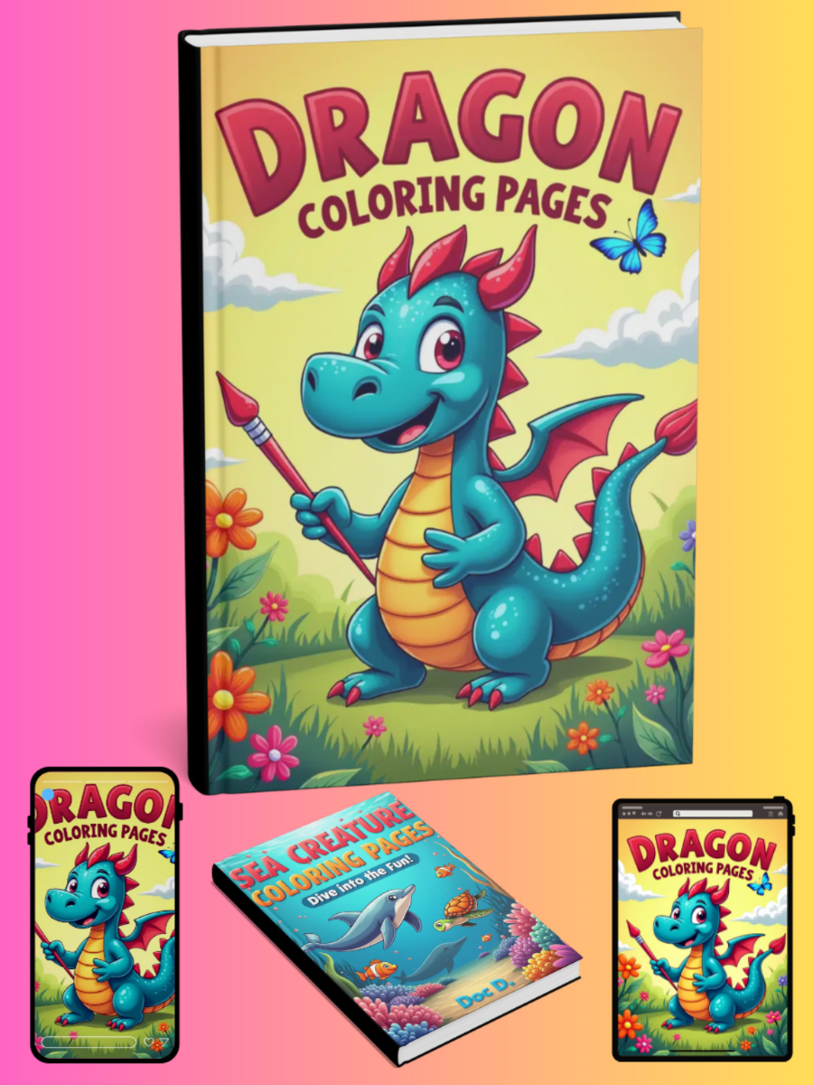  Dragon Coloring Pages