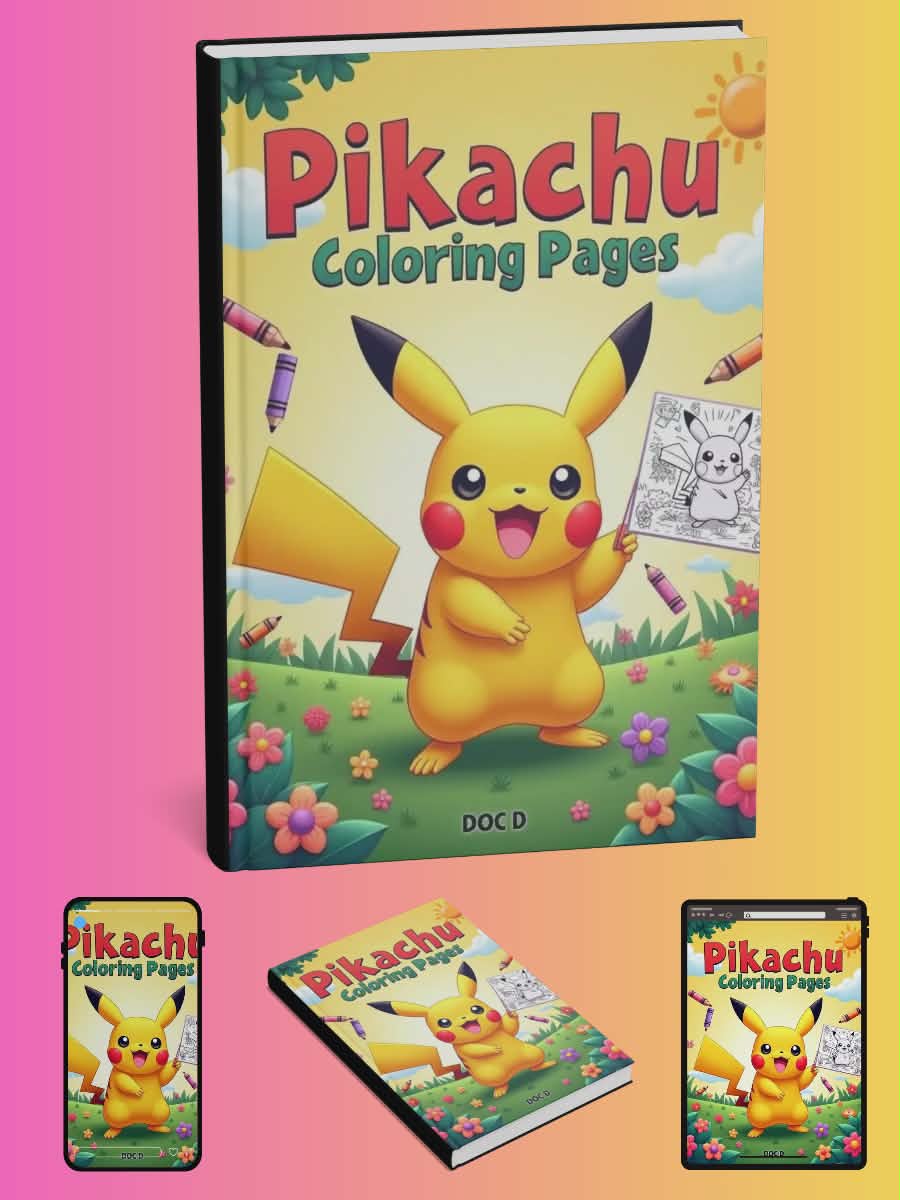 Pikachu Coloring Pages