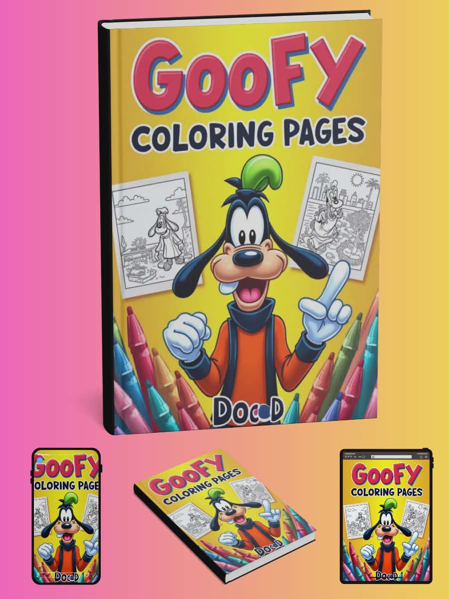 Goofy Coloring Pages