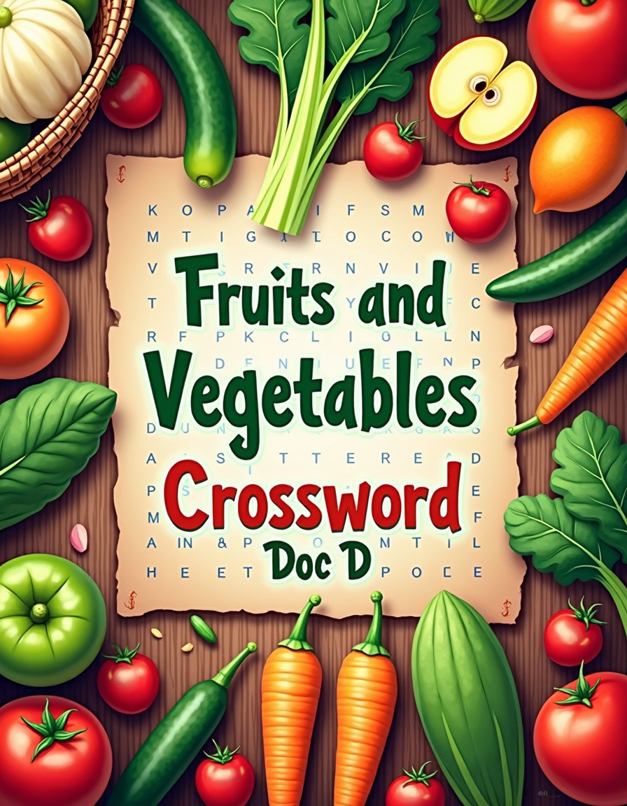 Fruits and Vegetables Crossword
