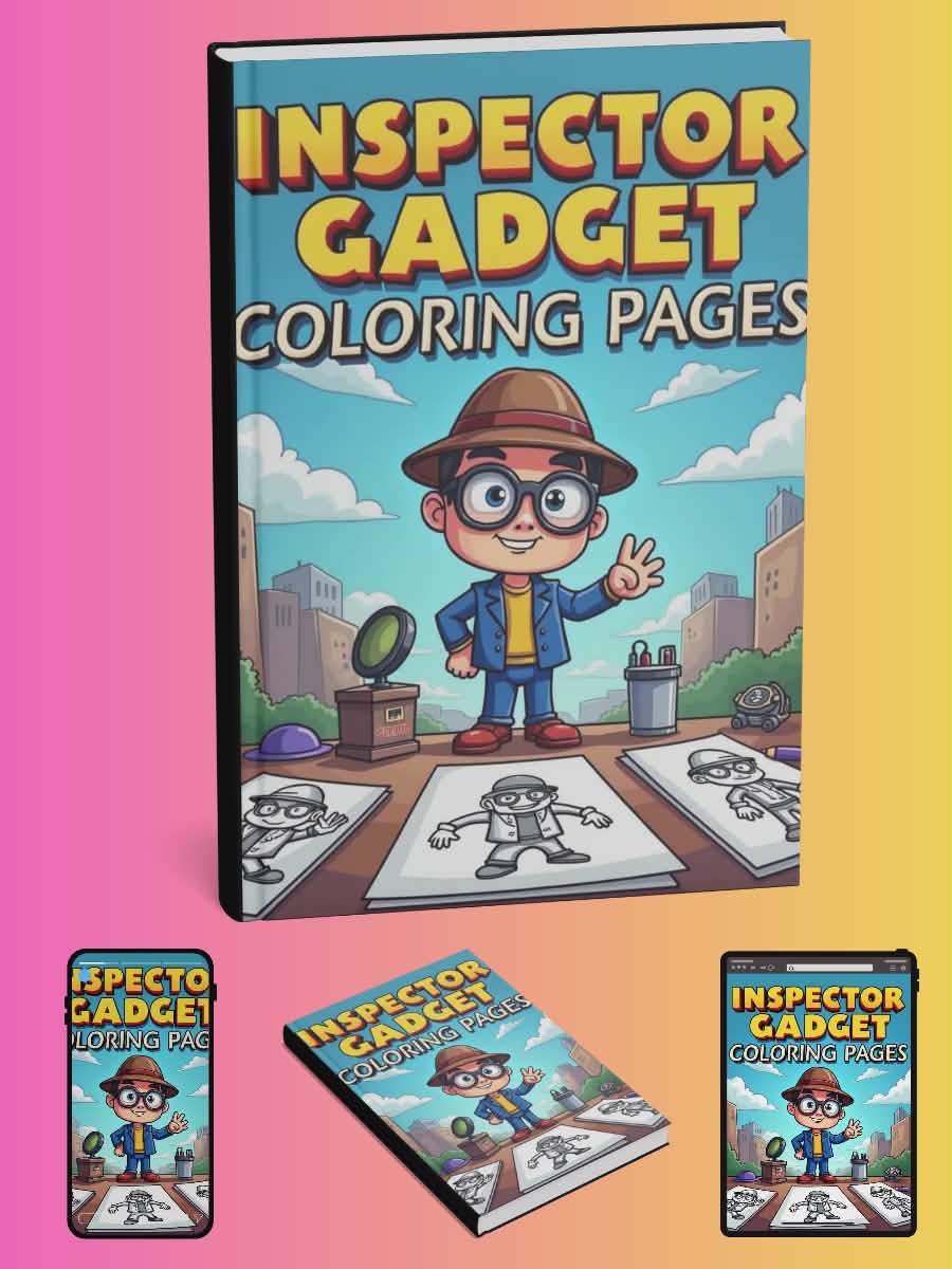 Inspector Gadget Coloring Pages