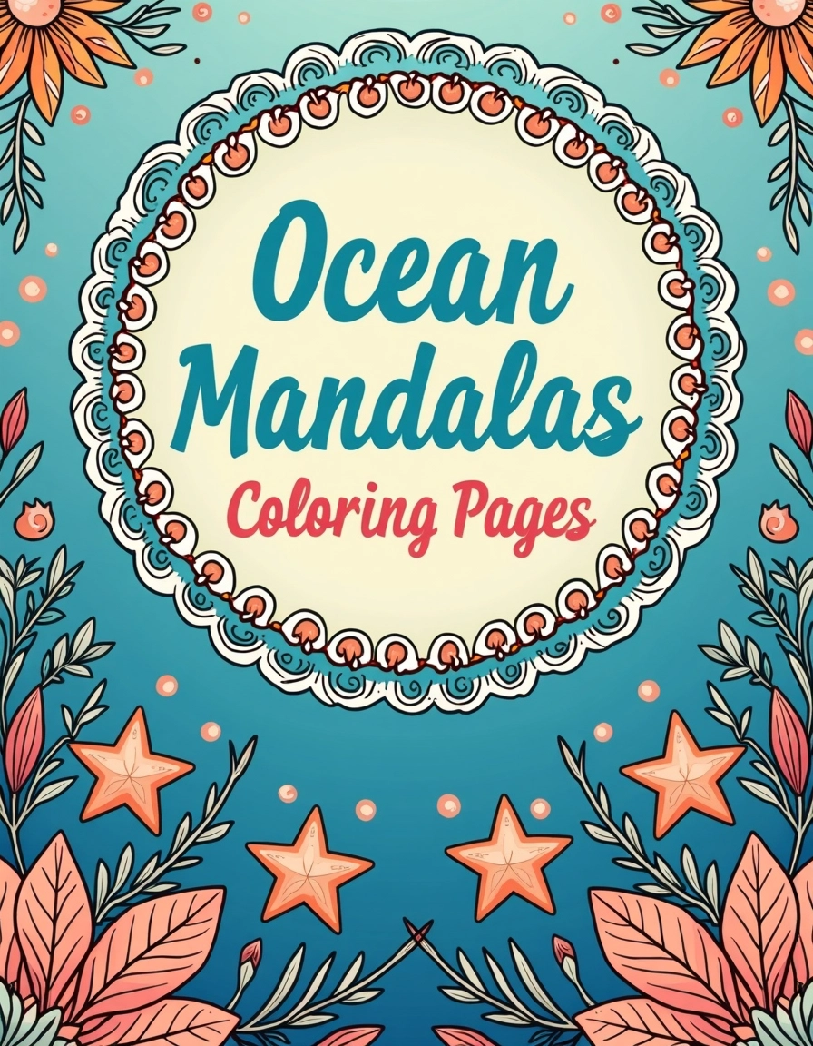 Mandalas & Patterns Coloring Pages- Bundle Set  