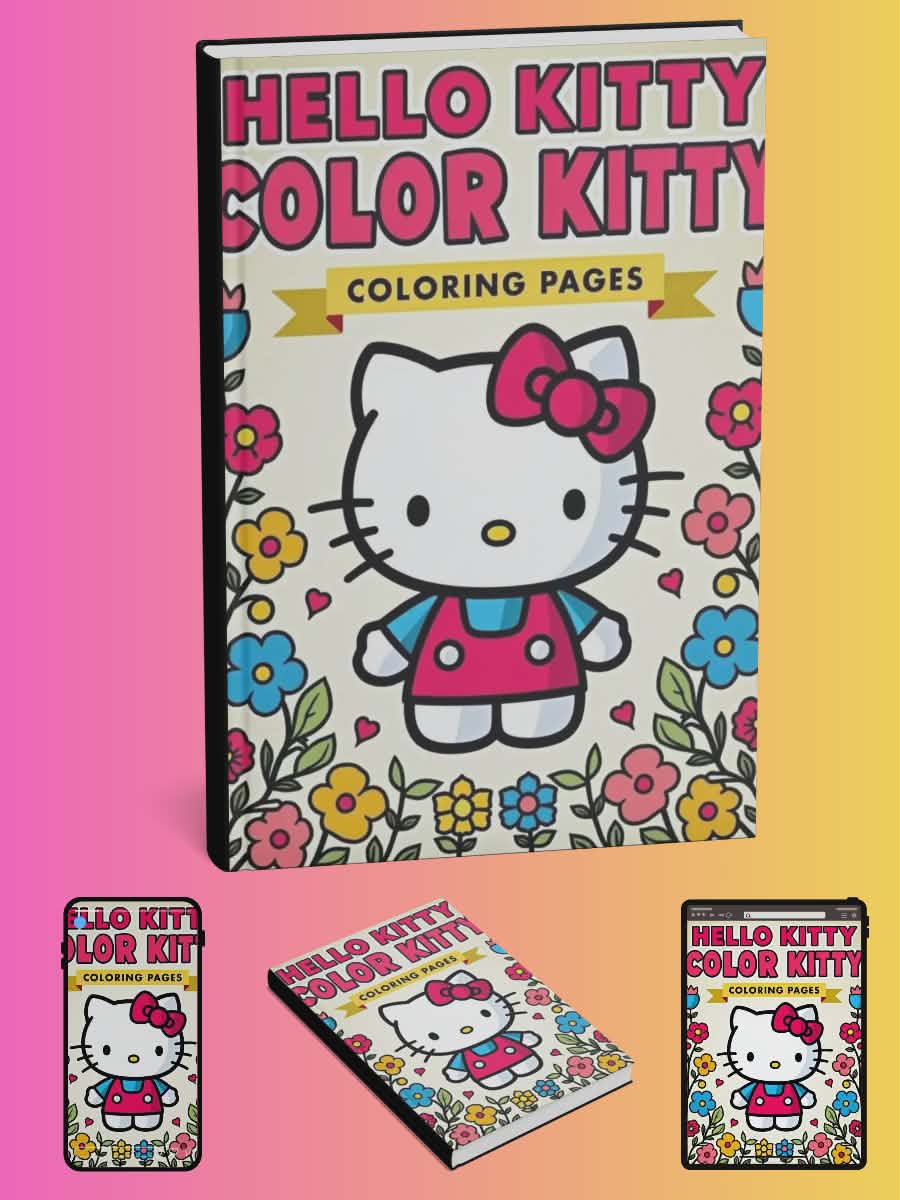 Hello Kitty Coloring Pages