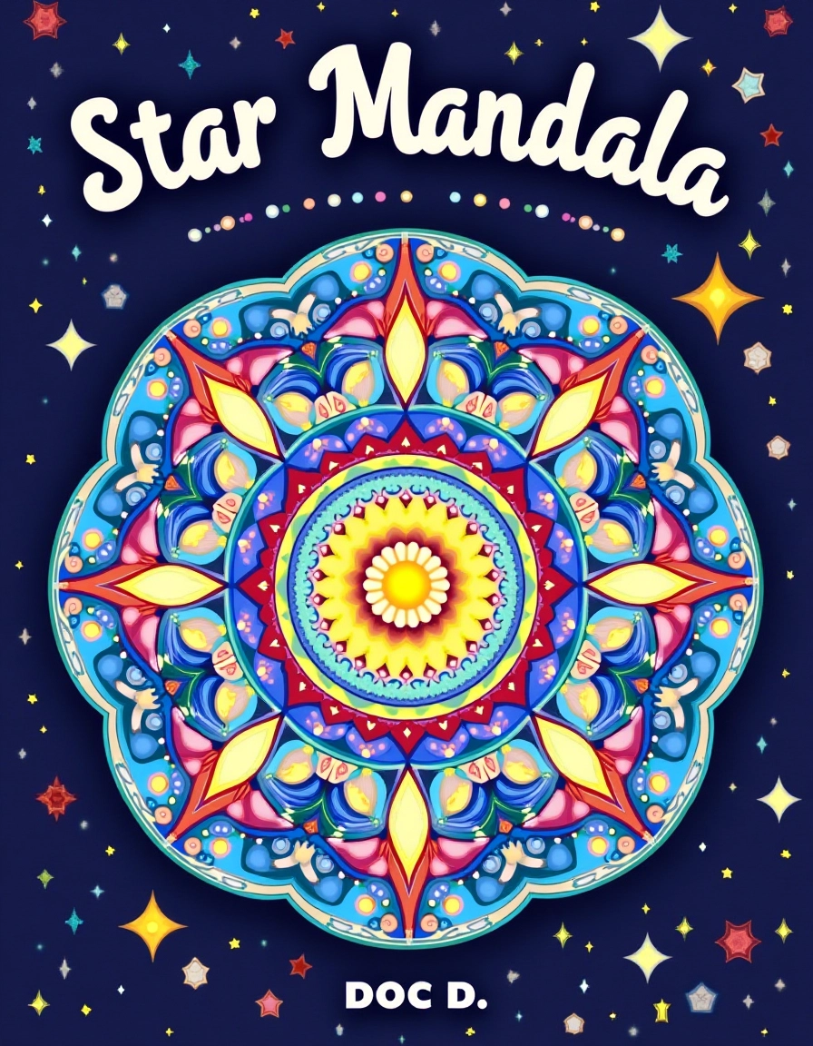Star Mandala Digital Art