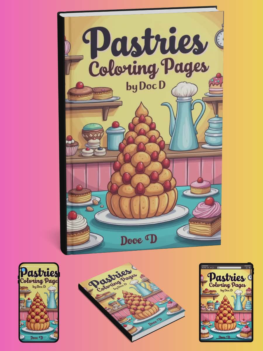 Pastries Coloring Pages