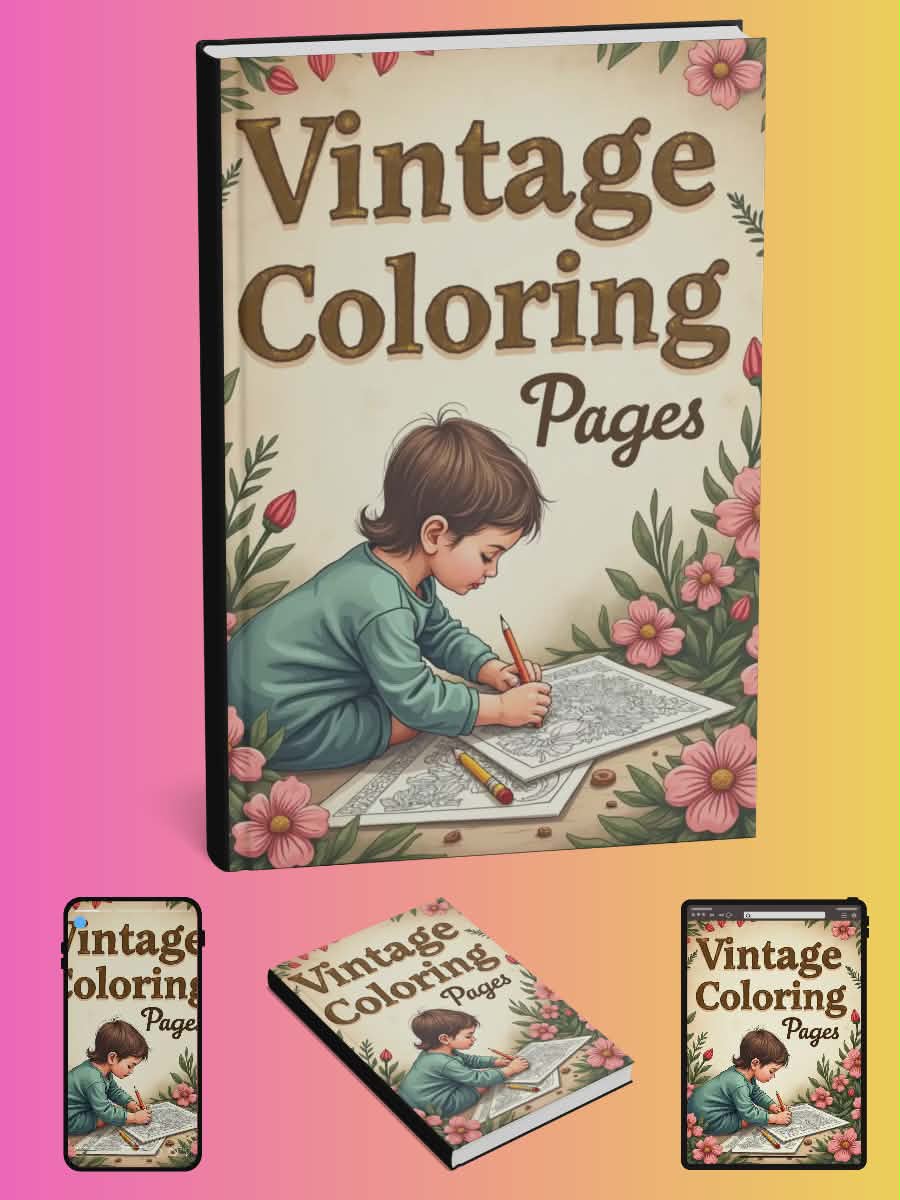 Vintage Coloring Pages