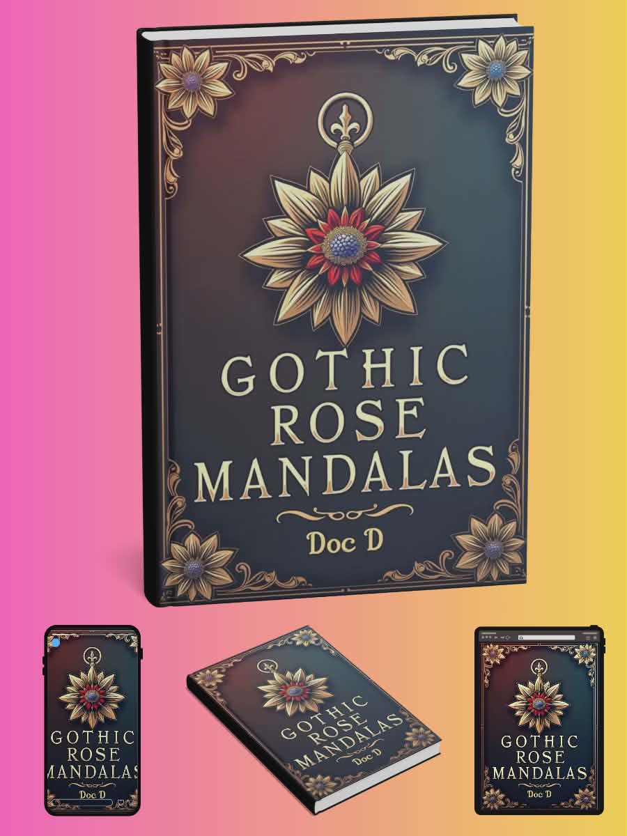 Gothic Rose Mandalas