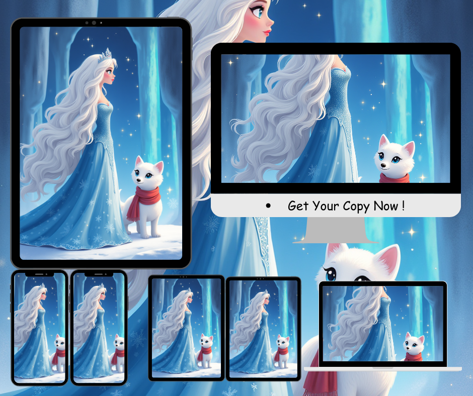 Ice Princess Digital Art Print