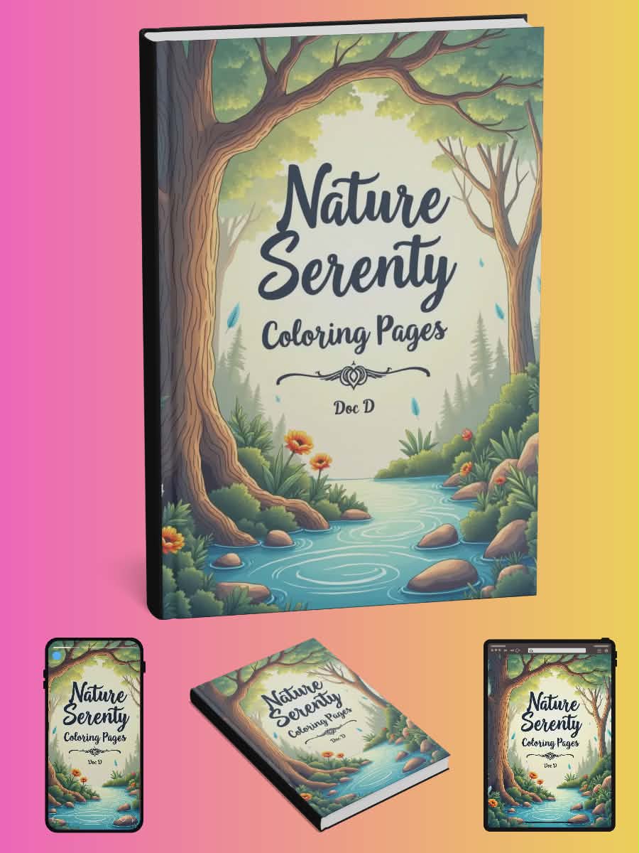 Nature Serenity Coloring Pages