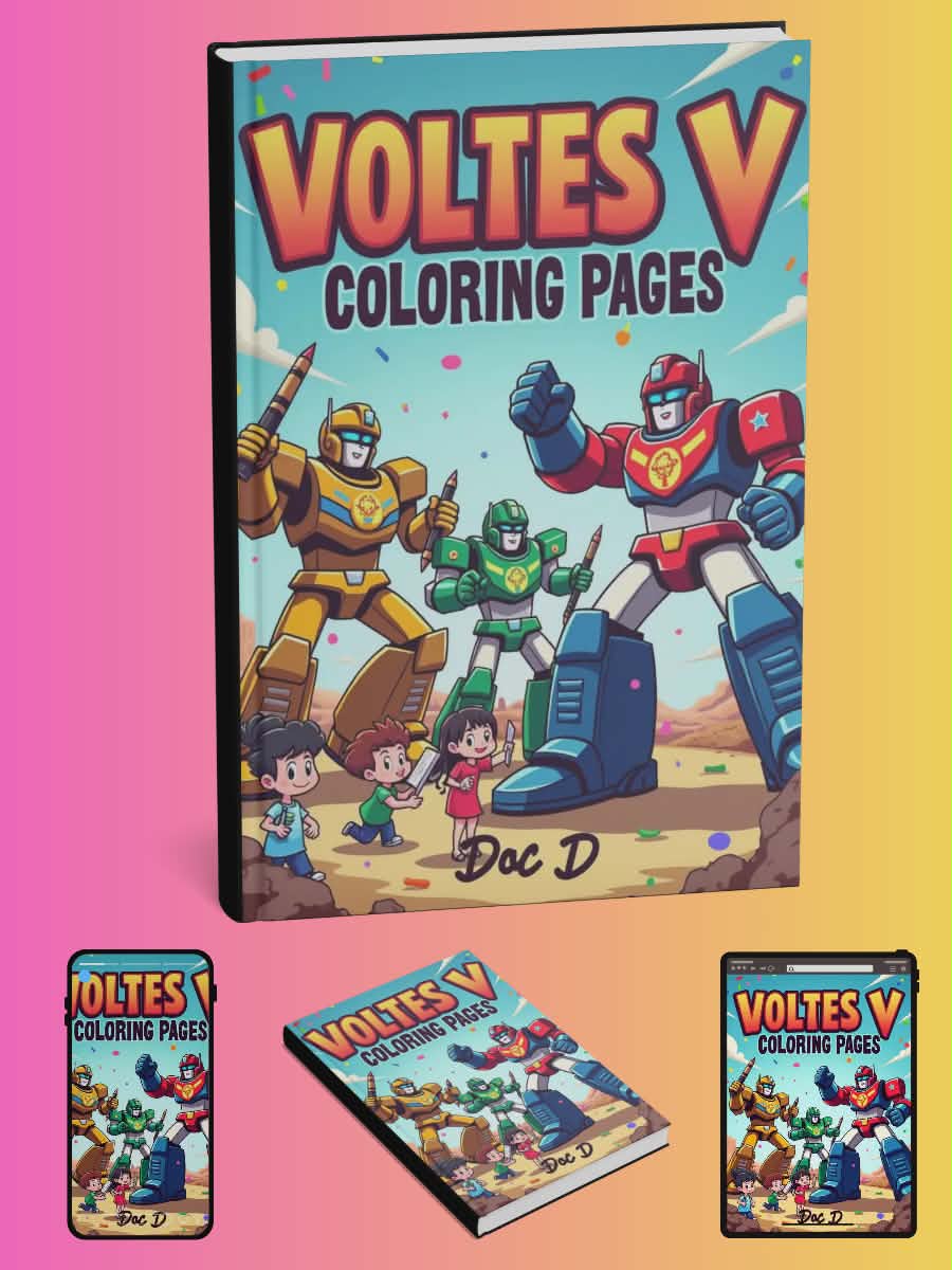 Voltes V Coloring Pages