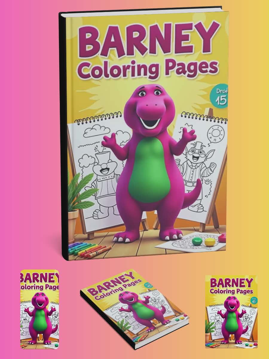 Barney Coloring Pages
