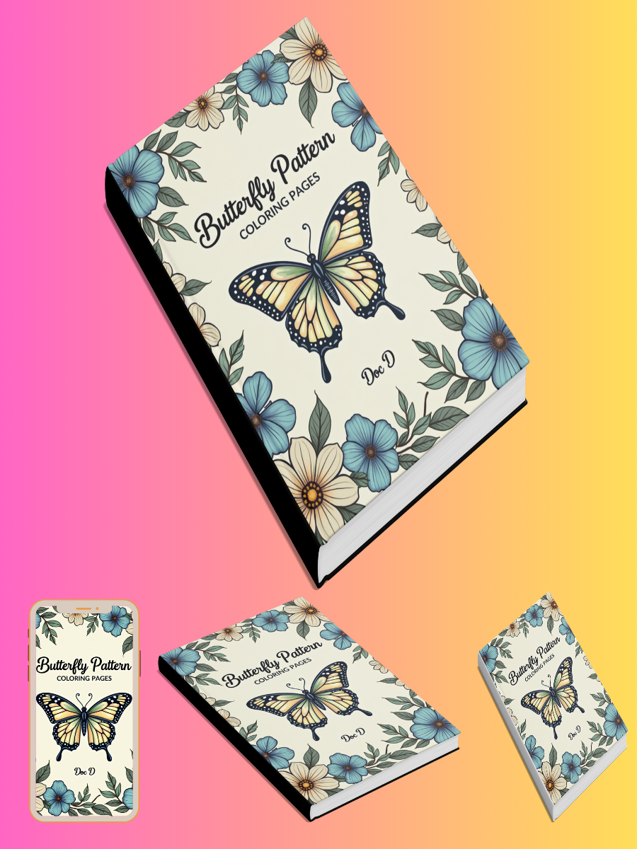 Butterfly Pattern Coloring Pages