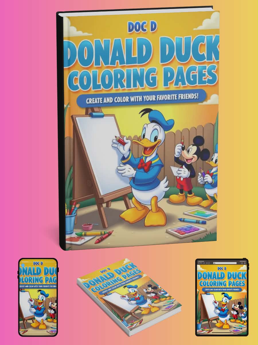 Donald Duck Coloring Pages