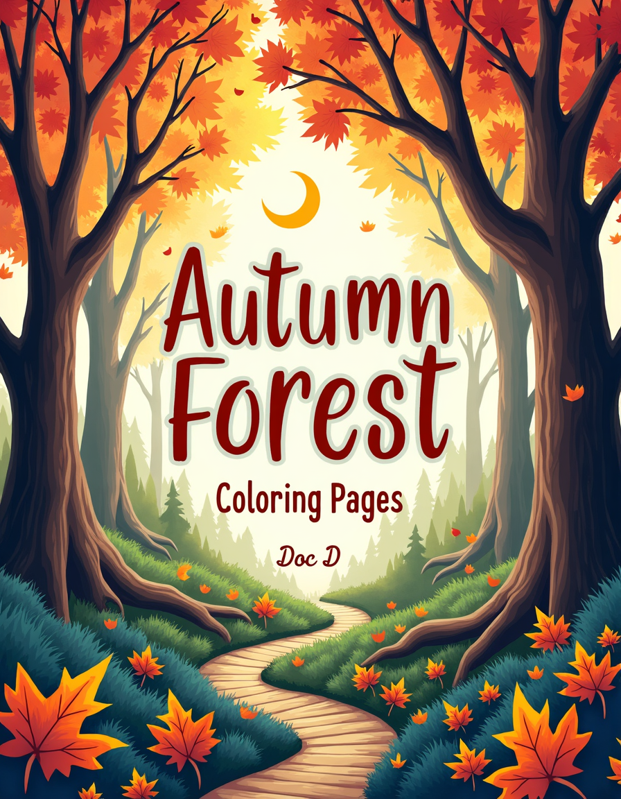 Autumn Forest Coloring Pages