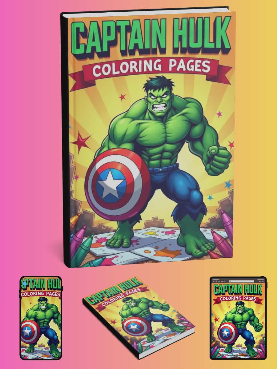 Captain Hulk Coloring Pages
