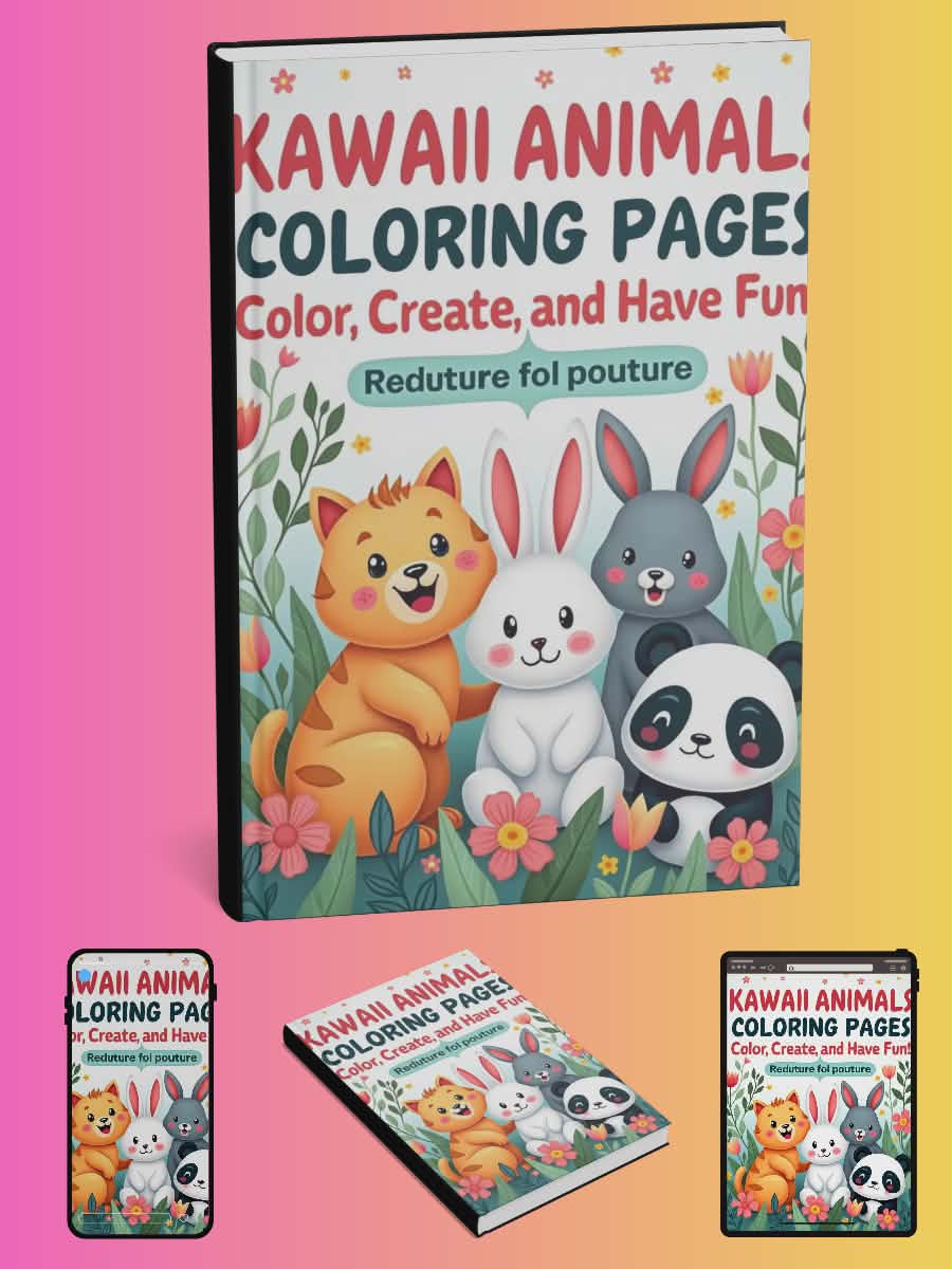 Kawaii Animals Coloring Pages