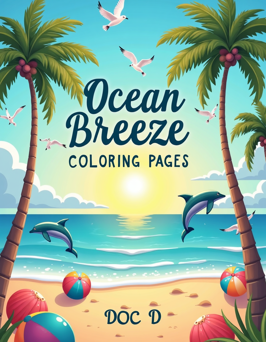 Ocean Breeze Coloring Pages