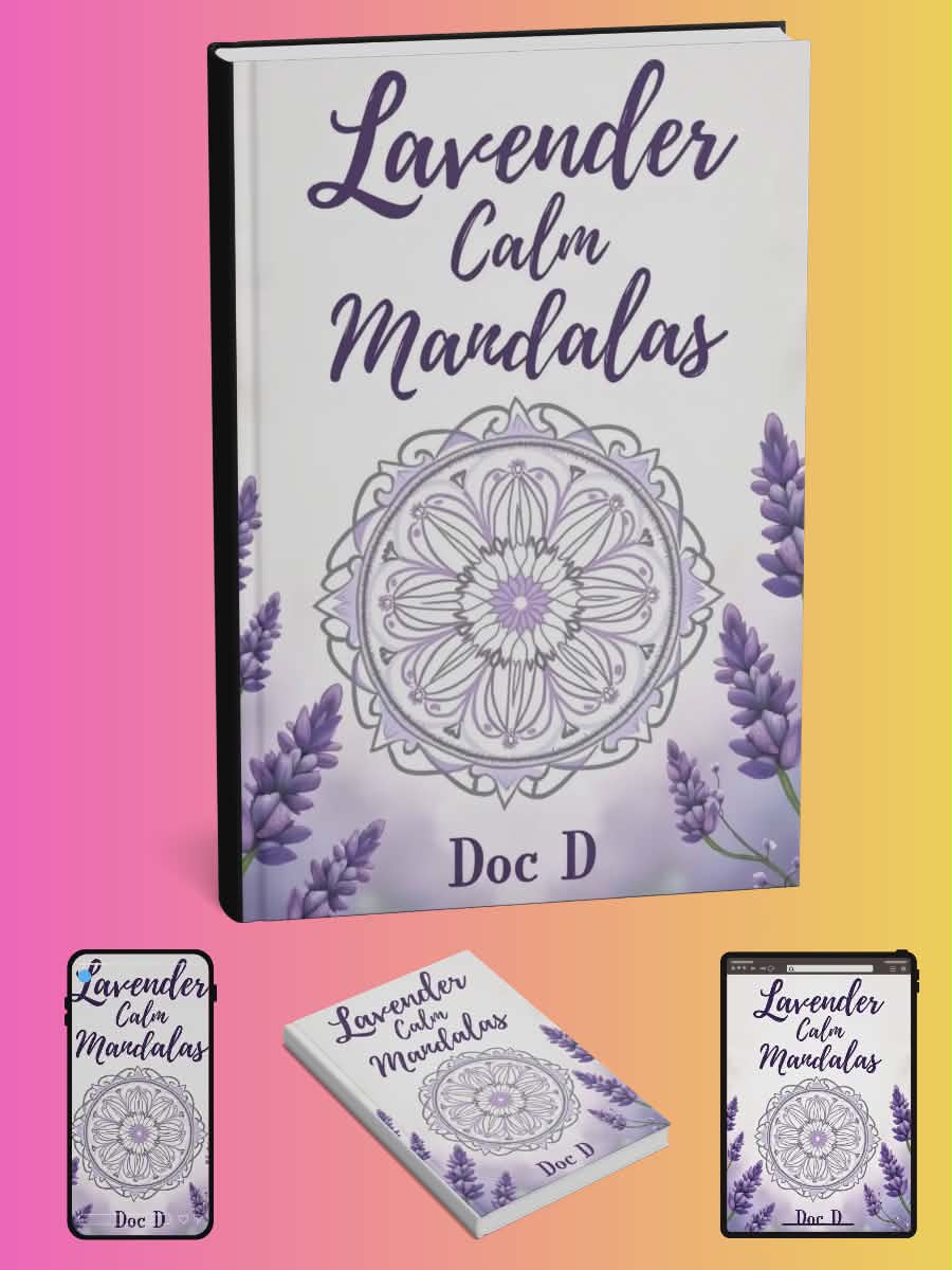 Lavender Calm Mandalas