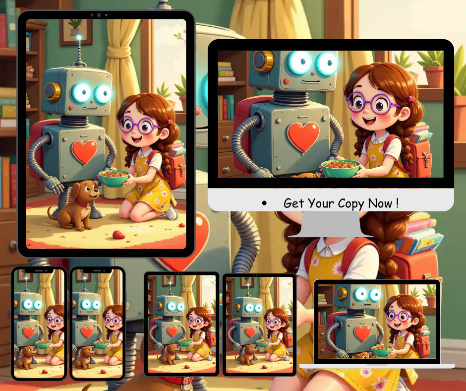 The Robot with a Heart Digital Art