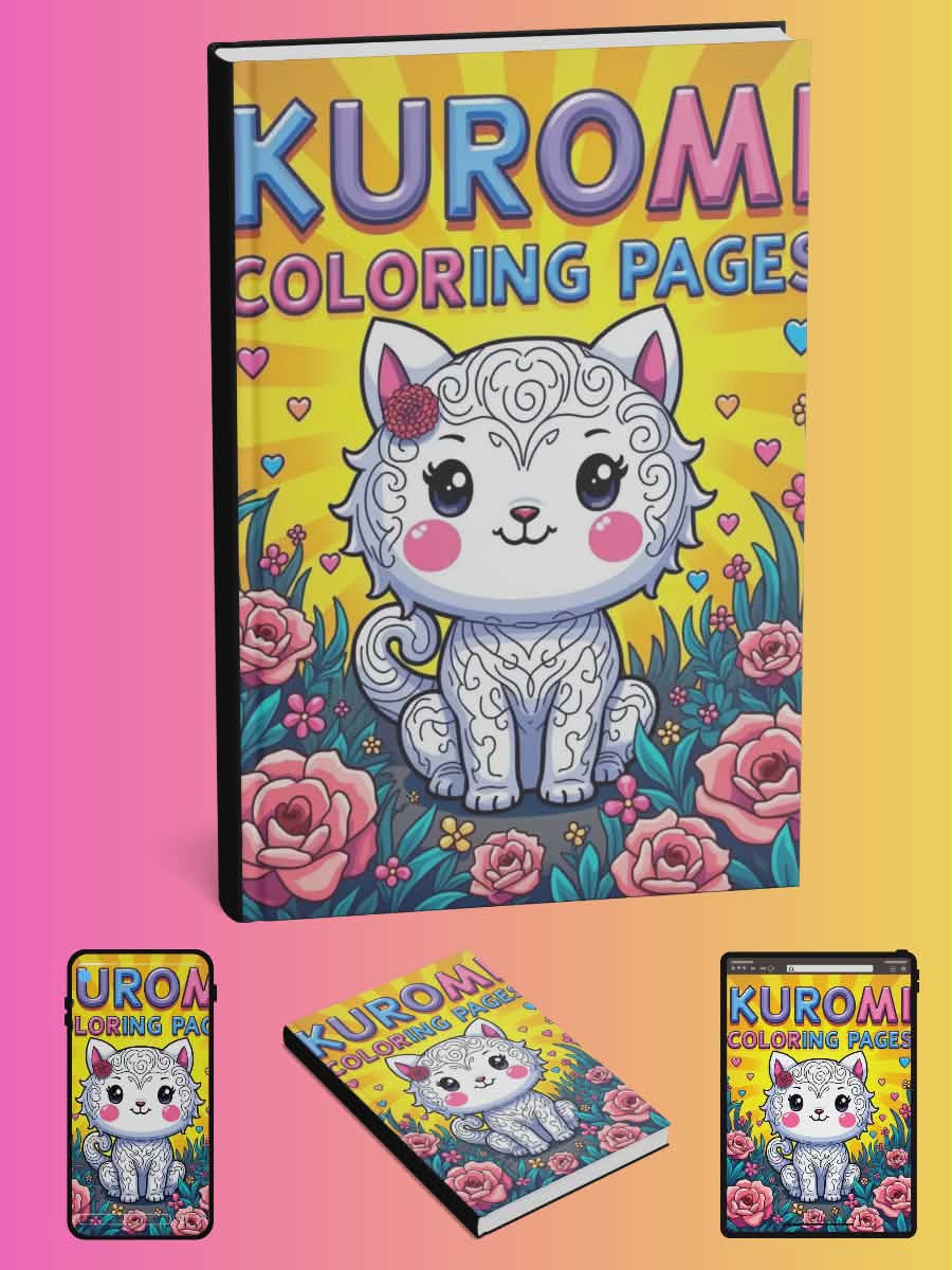 Kuromi Coloring Pages