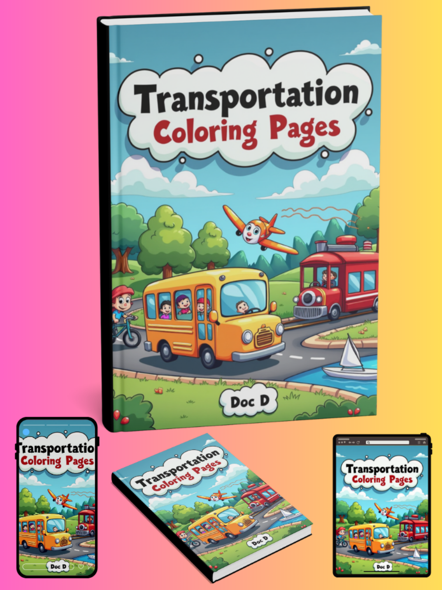 Transportation Coloring Pages