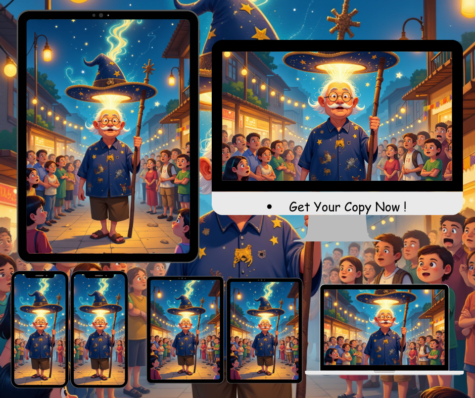 Whimsical Wizard Street Art 