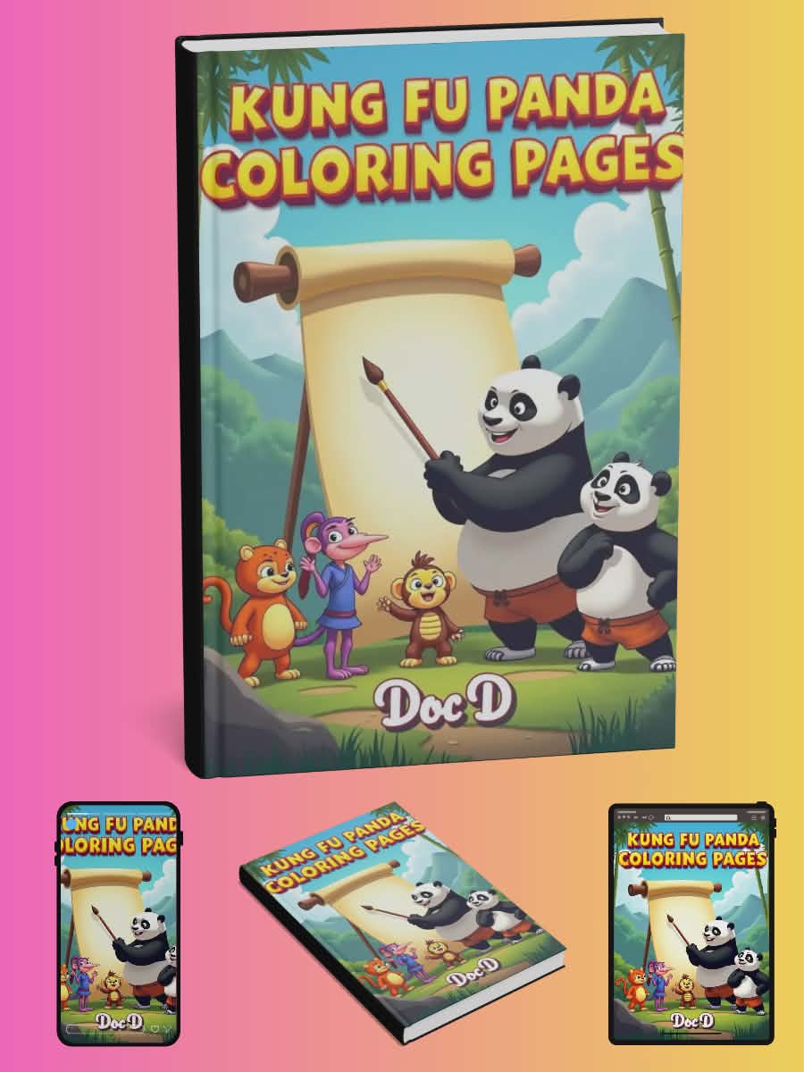Kung Fu Panda Coloring Pages
