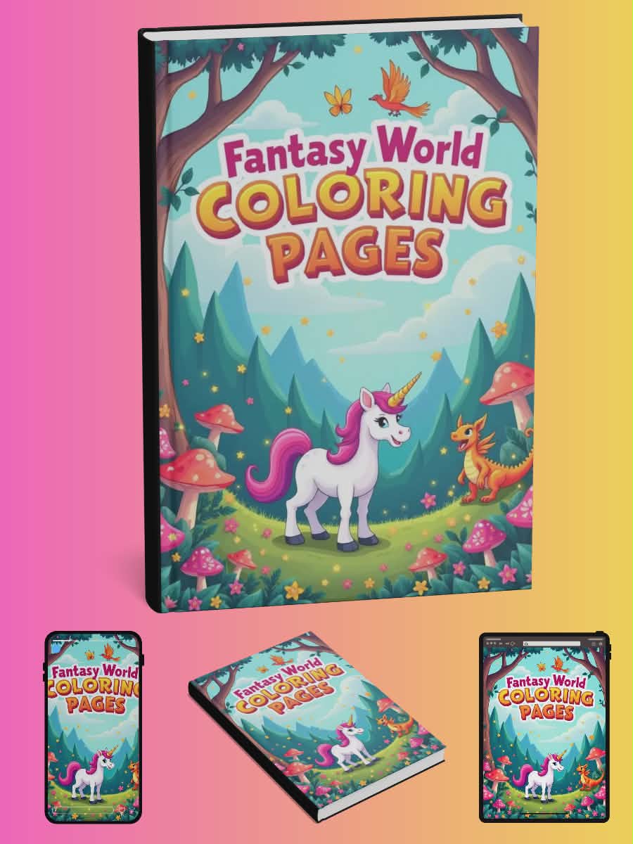 Fantasy World Coloring Pages