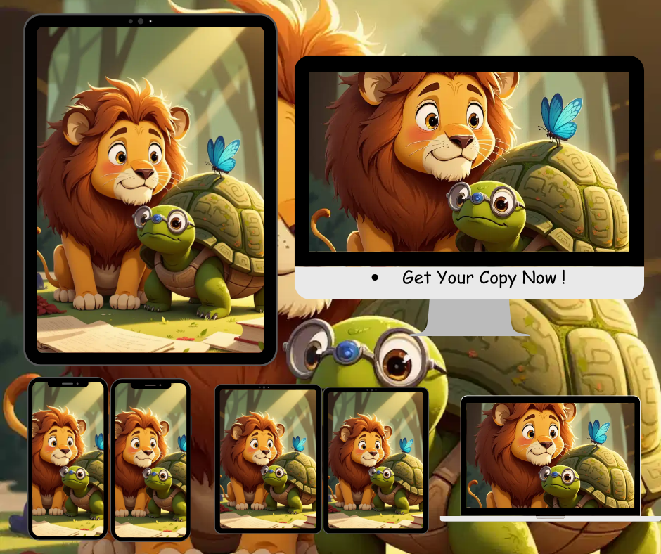 The Lion and Turtle Digital Art