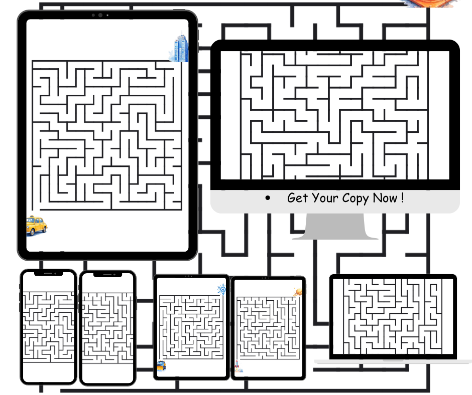 Car Digital Maze Puzzle Pack