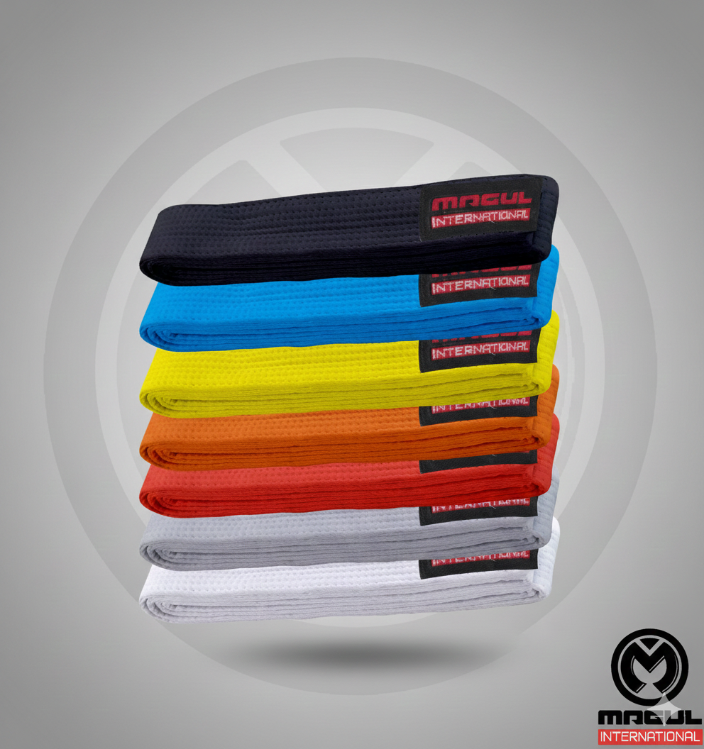 Martial Arts Colored Belts Set