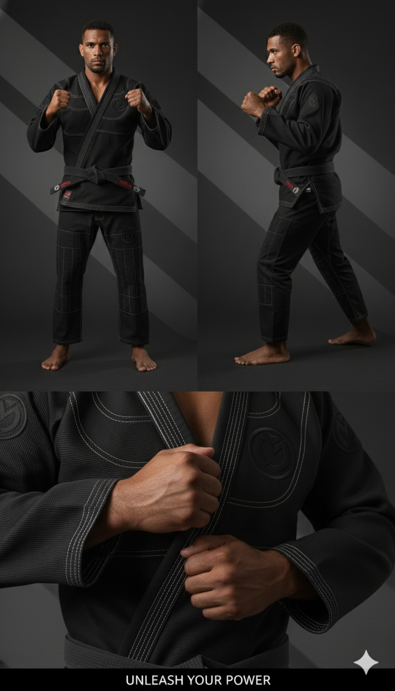 Black Jiu-Jitsu Gi