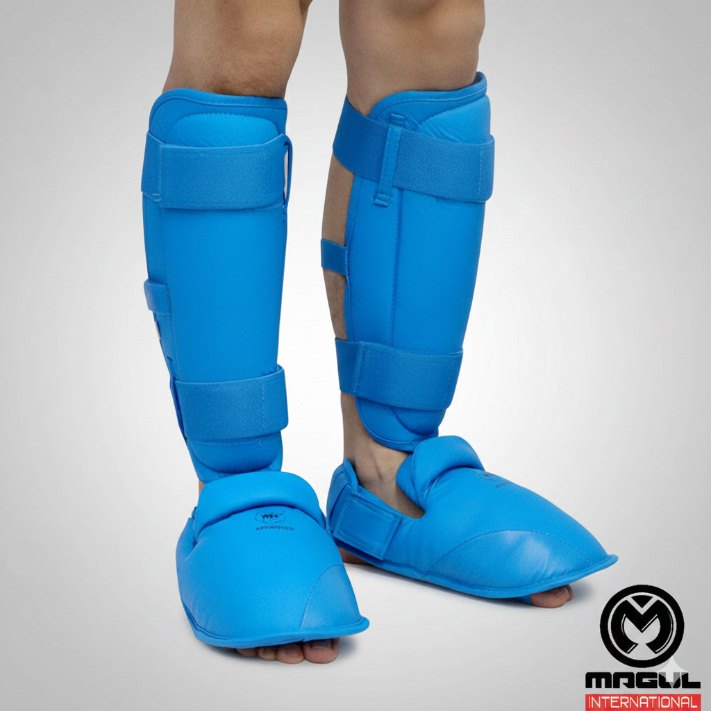 karate  shin and foot protectors