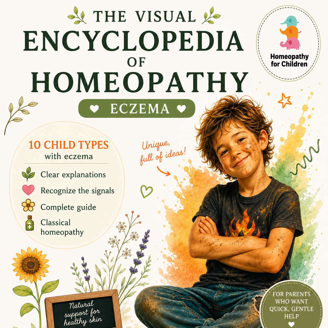 Homeopathy for childhood eczema, 10 childrens types explained