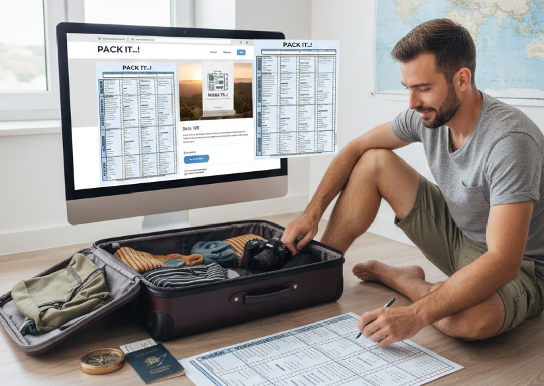 Pack It! Travel Checklist