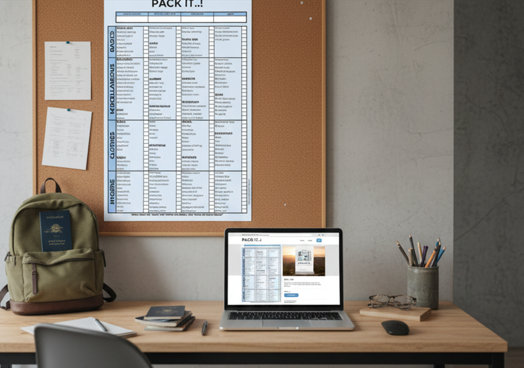 Pack It! Travel Checklist