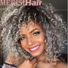 Curly Grey Wig