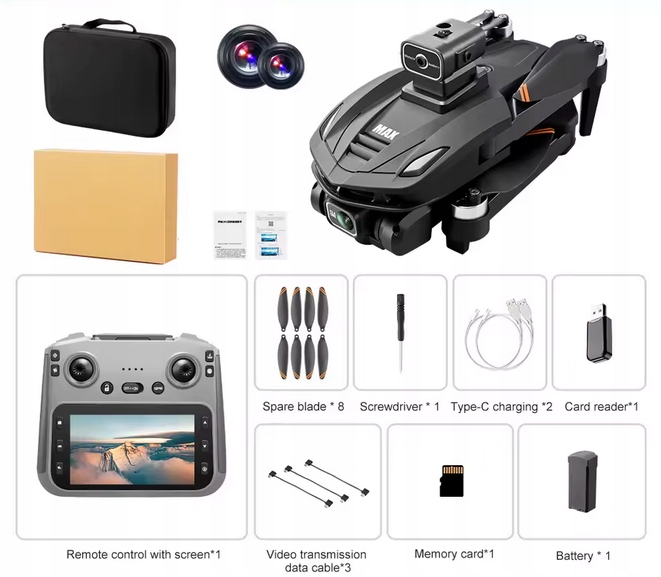 V168 Pro MAX GPS Dronas