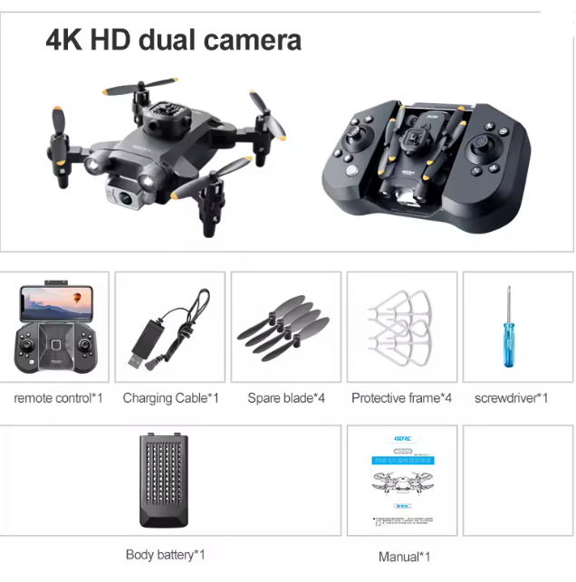 4DRC New V30 Mini Dronas – Kompaktiškas FPV Dronas su Kamera