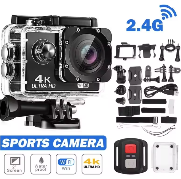 4K Veiksmo kamera dronams ir ne tik